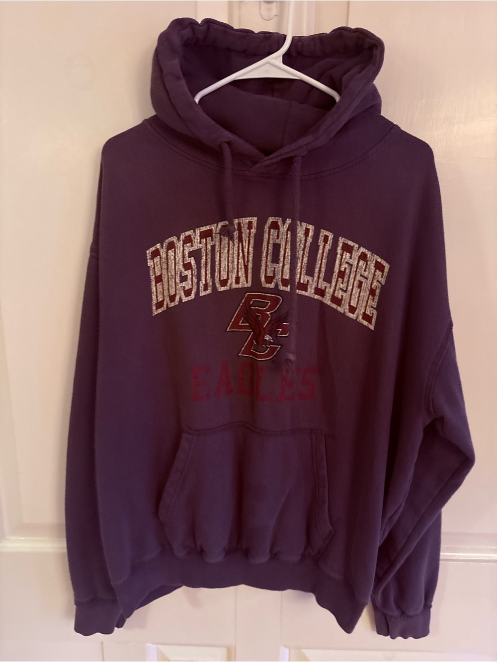 Boston College Eagles Hoodie L Colosseum Campus Heritage Maroon Sweatshirt Large